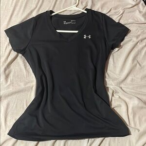 Under Armour Women's Black V-Neck Top